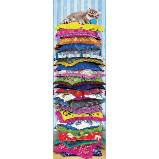 Eurographics Puzzle Panorama Kätzchen auf Kissen mit 1000 Teilen