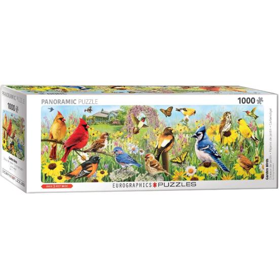 Eurographics Panorama Garden Birds Puzzle 1000 Teile