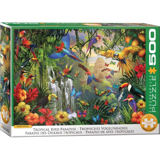 Puzzle Eurographics Tropisches Vogelparadies XXL 500 Teile