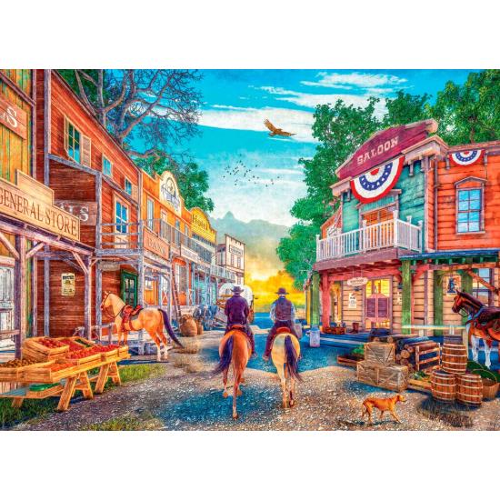 Puzzle Eurographics Wilder Westen 1000 Teile