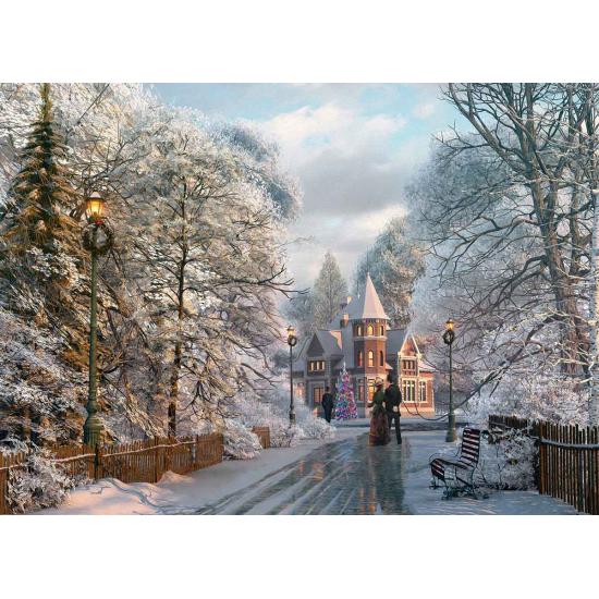 Puzzle Eurographics Weihnachtsspaziergang New England 1000 Teile