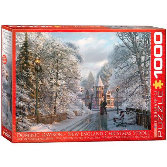 Puzzle Eurographics Weihnachtsspaziergang New England 1000 Teile