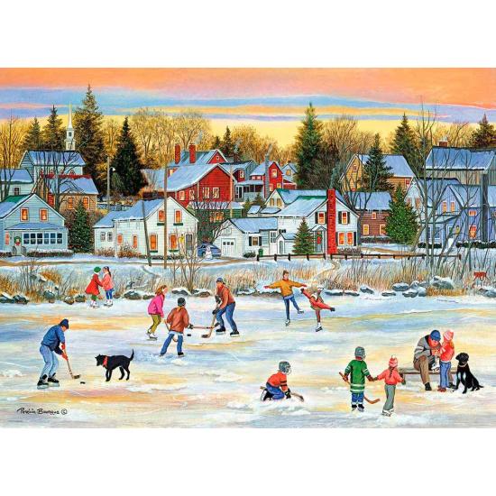 Eurographics Puzzle „Skating at Dusk“, 1000 Teile