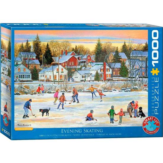 Eurographics Puzzle „Skating at Dusk“, 1000 Teile