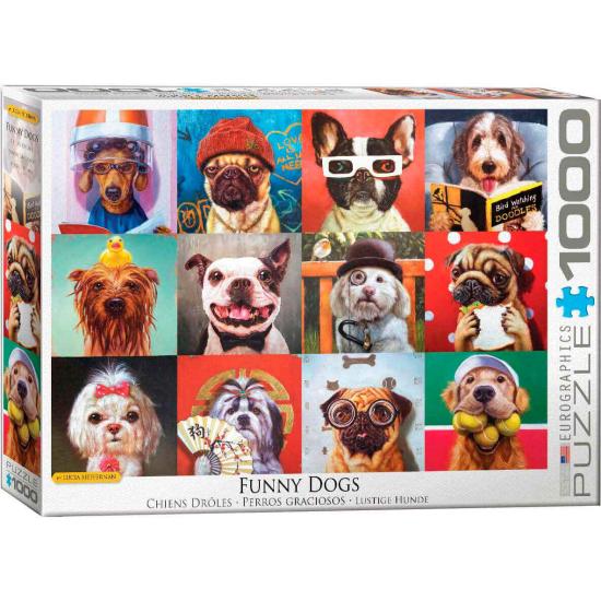 Eurographics Puzzle Lustige Hunde 1000 Teile