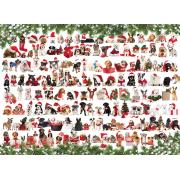 Eurographics Weihnachtshunde-Puzzle 1000 Teile