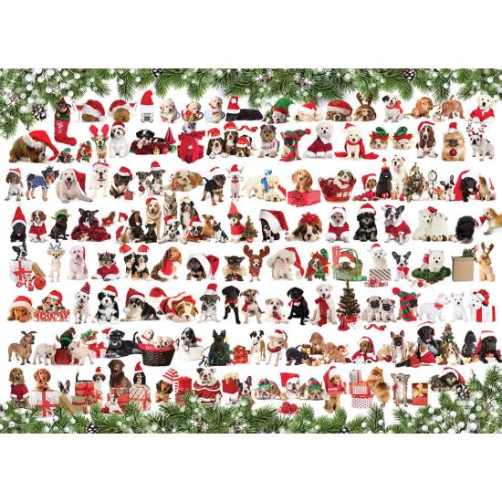 Eurographics Weihnachtshunde-Puzzle 1000 Teile