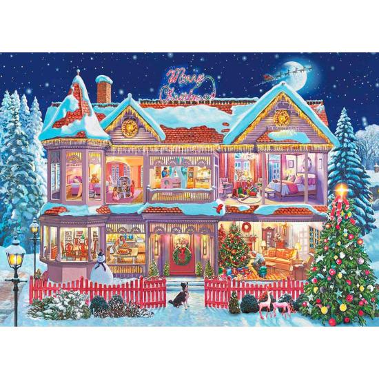 Eurographics Vorbereitungen für Weihnachten, 1000-teiliges Puzzl