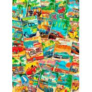 Eurographics 1000-teiliges Vintage-Reise-Werbe-Puzzle