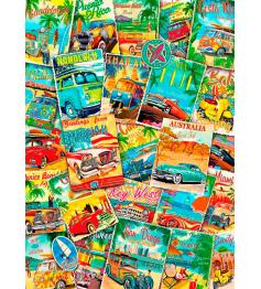 Eurographics 1000-teiliges Vintage-Reise-Werbe-Puzzle