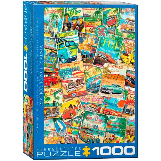 Eurographics 1000-teiliges Vintage-Reise-Werbe-Puzzle
