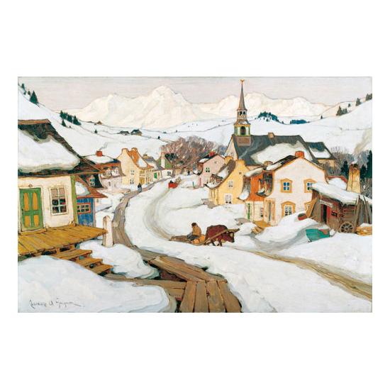 Eurographics Dorf in den Bergen Puzzle 1000 Teile