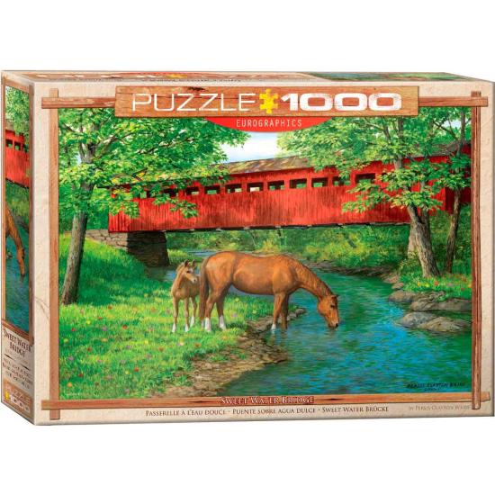 Eurographics Brücke über Süßwasser-Puzzle 1000 Teile Eurographics Brücke über Süßwasser-Puzzle 1000 Teile