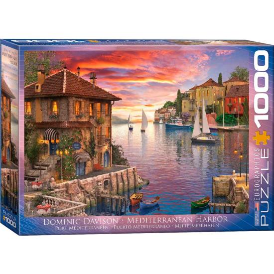 Eurographics Mittelmeerhafen-Puzzle 1000 Teile