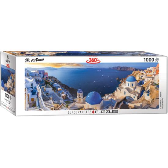 Eurographics Panorama-Puzzle von Santorini, Griechenland 1000 Te