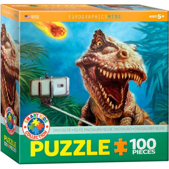 Eurographics Dinosaurier-Selfie-Puzzle 100 Teile