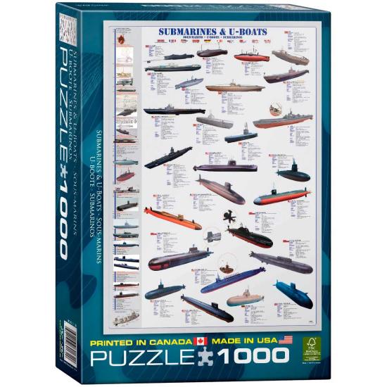 Eurographics Puzzle U-Boote 1000 Teile