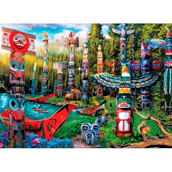 Eurographics Puzzle Dreams of Totems XXL mit 500 Teilen