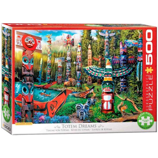 Eurographics Puzzle Dreams of Totems XXL mit 500 Teilen