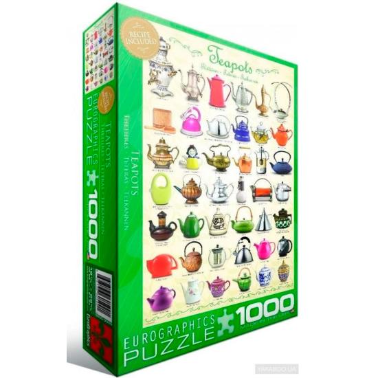 Eurographics Puzzle Teekannen 1000 Teile