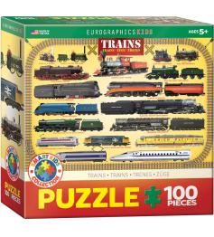 Eurographics Puzzle-Züge mit 100 Teilen