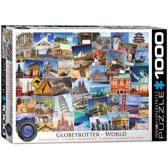 Puzzle Eurographics Globetrotter: Die Welt der 1000 Teile