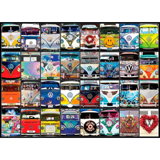 Eurographics Volkswagen Cool Faces Puzzle, 1000 Teile Eurographics Volkswagen Cool Faces Puzzle, 1000 Teile