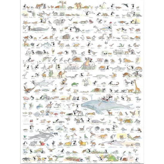 Fabio Vettori Tiere Puzzle 1080 Teile