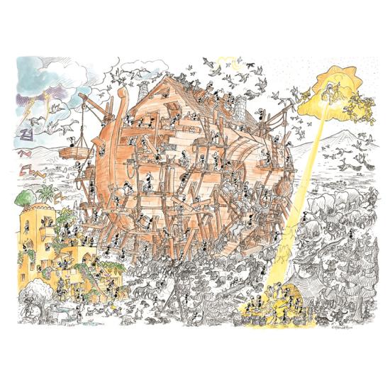 Fabio Vettori Arche Noah Puzzle 1080 Teile