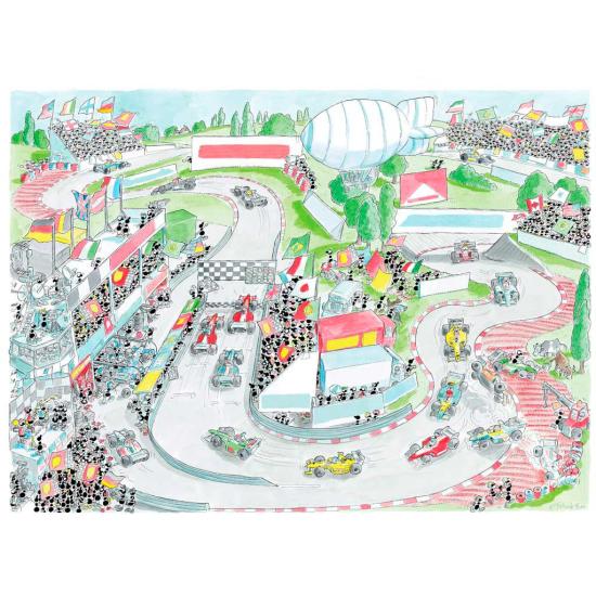 Fabio Vettori Formel-1-Puzzle mit 1080 Teilen