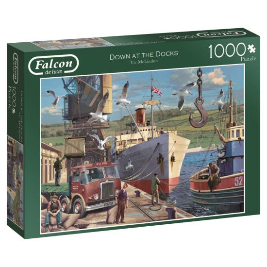 Falcon Down on the Docks Puzzle 1000 Teile