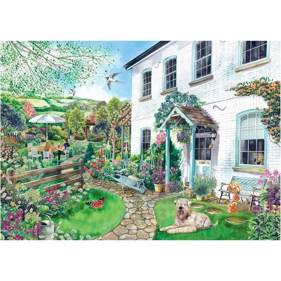 Falkenhütte mit Aussicht Puzzle 1000 Teile Falkenhütte mit Aussicht Puzzle 1000 Teile