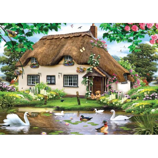 Falcon Swan Cabin Puzzle 500 Teile