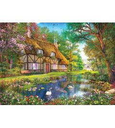 Falcon Lakeside Cabin Puzzle 1000 Teile