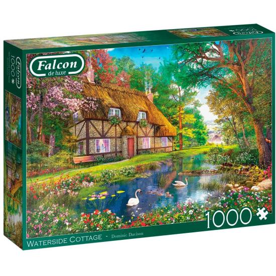 Falcon Lakeside Cabin Puzzle 1000 Teile
