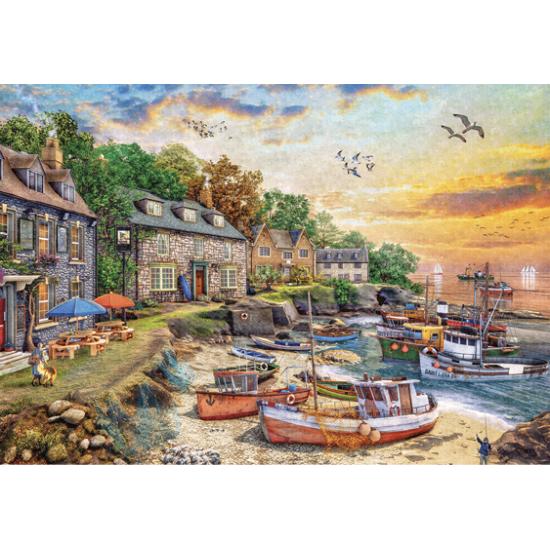 Falkenhütten des Hafens Puzzle 1000 Teile Falkenhütten des Hafens Puzzle 1000 Teile