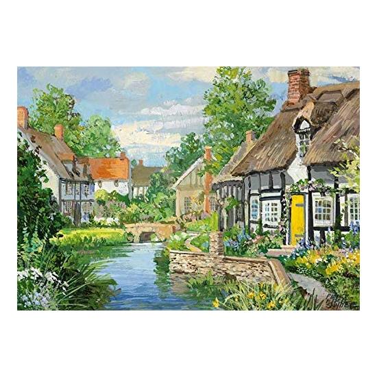 Falcon River Cabins Puzzle 2 x 500 Teile Falcon River Cabins Puzzle 2 x 500 Teile