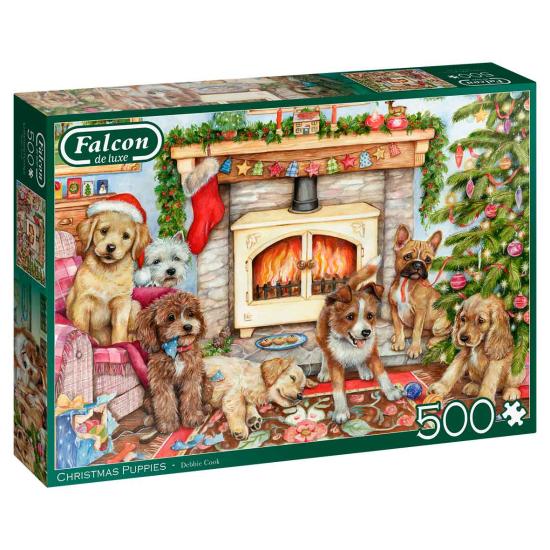 Falcon Weihnachtswelpen-Puzzle 500 Teile