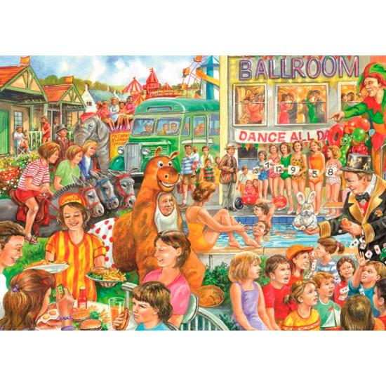 Falcon Summer Camp Puzzle mit 500 XXL-Teilen