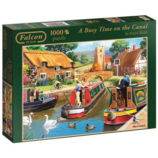 Falcon Busy Canal Puzzle 1000 Teile