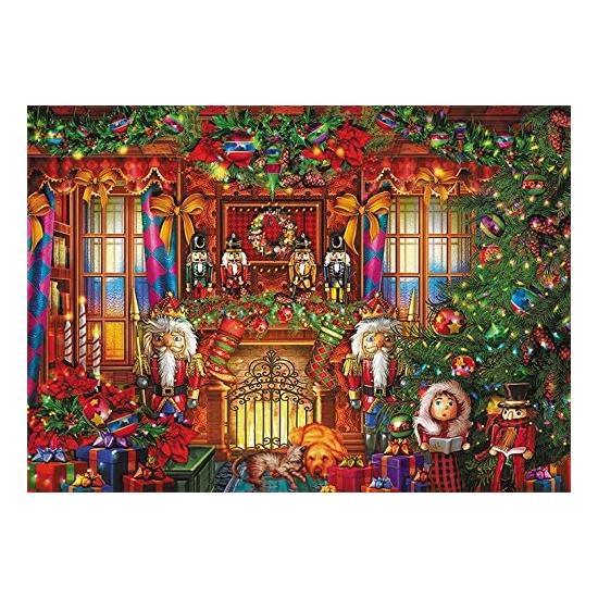 Weihnachts-Schneeknacker-Falken-Puzzle 500 Teile