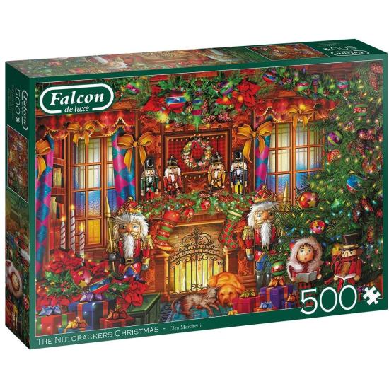 Weihnachts-Schneeknacker-Falken-Puzzle 500 Teile