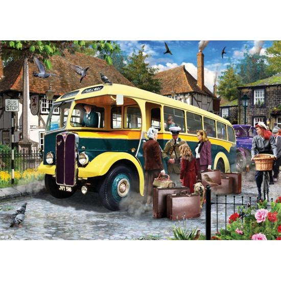 Puzzle „Falke fängt den Bus“ 500 Teile