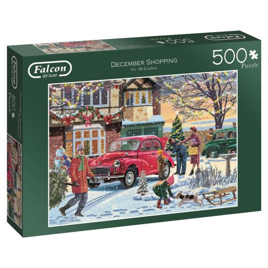 Puzzle Falcon Dezember Shopping 500 Teile