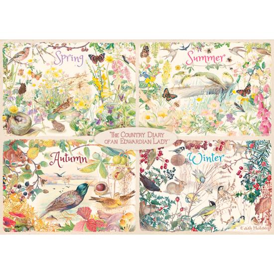 Puzzle Falcon Das Tagebuch der vier Jahreszeiten 1000 Teile