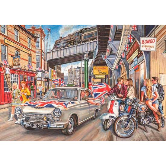 Falcon Puzzle Der Geist der 60er Jahre mit 1000 Teilen