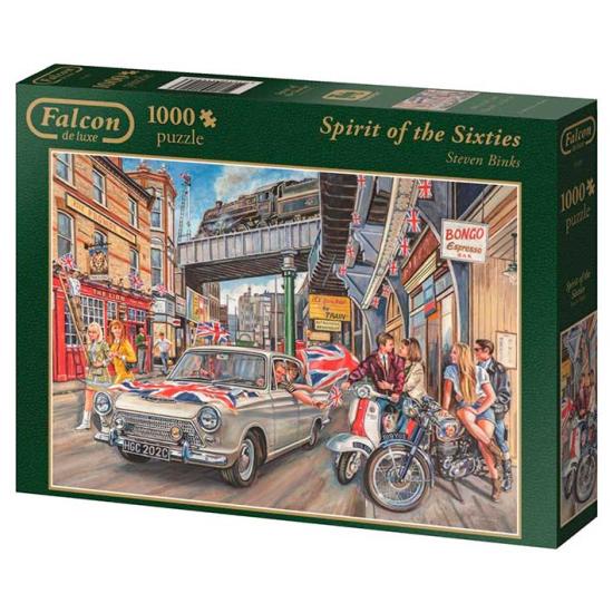 Falcon Puzzle Der Geist der 60er Jahre mit 1000 Teilen