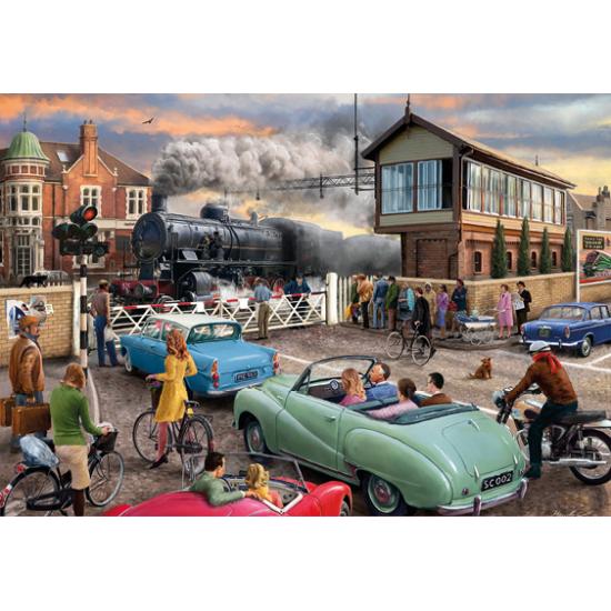 Puzzle Falcon Der Bahnübergang mit 1000 Teilen