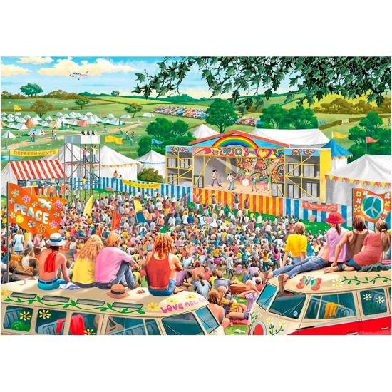 1000-teiliges Puzzle „Falcon Summer Musical Festival“.