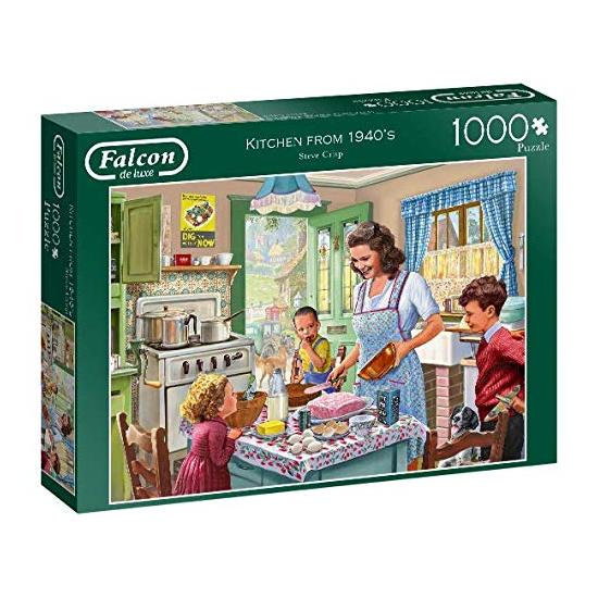 Puzzle „Falke backt Kuchen mit Mama“ 1000 Teile